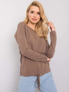 Basic brown blouse