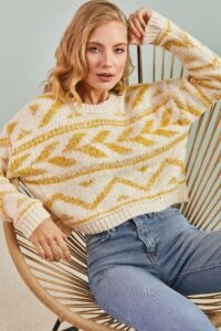 Bianco Lucci Sweater - Yellow