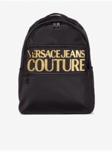 Black Men's Backpack with Versace Jeans