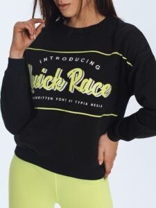 Black women's sweatshirt RACE