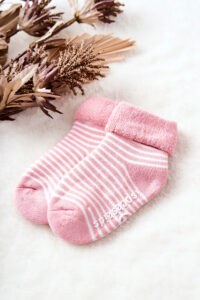 Children's socks stripes Pink