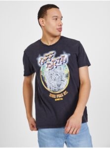 Dark gray Men's T-shirt with print