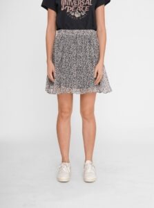 Grey patterned skirt Noisy May