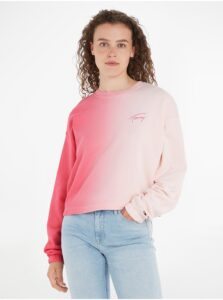 Pink Womens Sweatshirt Tommy Jeans