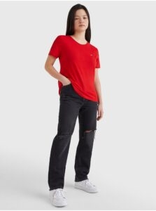 Red Women's Basic T-Shirt Tommy