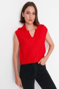 Trendyol Sweater Vest - Red