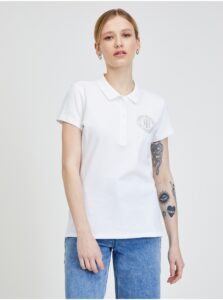 White Women's Polo T-Shirt Tommy