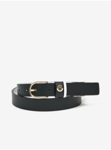 White and Black Women's Leather Reversible Strap