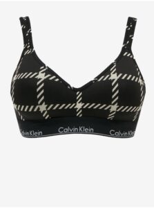 Black Checkered Bralette Calvin Klein
