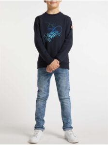 Dark blue boys' sweatshirt with Ragwear