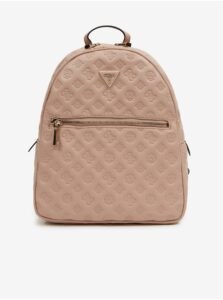 Old Pink Ladies Patterned Backpack Guess