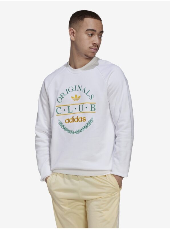 White Men's Sweatshirt adidas Originals