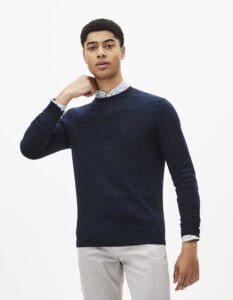 Celio Knitted Sweater Pecolor
