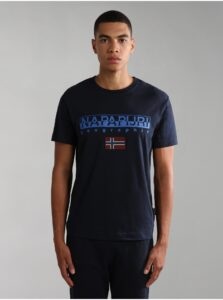 Dark blue men's T-shirt NAPAPIJRI