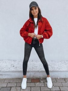 GREAT Women's Oversized Jacket Red