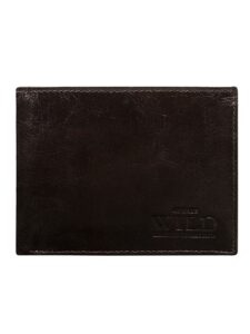 Leather horizontal wallet for