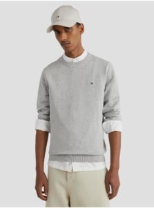 Light gray men's sweater Tommy