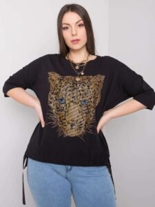 Oversize women's blouse with
