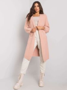 Pink cardigan with pockets Celenne
