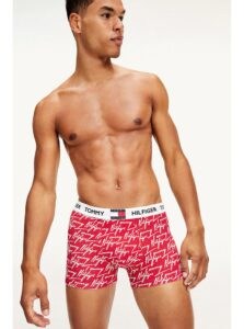 Red Mens Patterned Boxers Tommy Hilfiger
