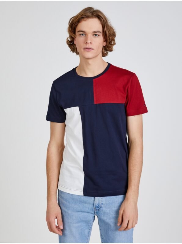 Red-white-blue Men's T-Shirt Tommy Hilfiger