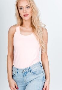 Women's tank top with a cut-out on