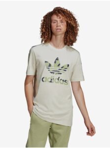 Beige Men's T-Shirt adidas Originals Camo