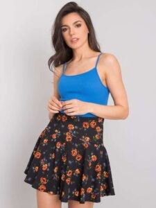 Black floral skirt Chelle