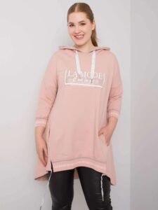 Dust pink women's sweatshirt larger