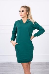 Green dress with
