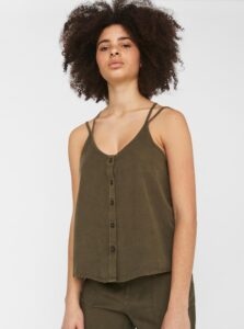 Khaki top with buttons Noisy May