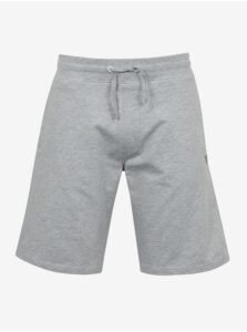 Light Grey Men's Brindle Tracksuit Shorts