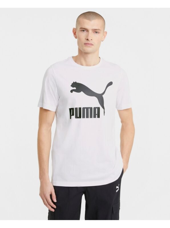 White Men's T-Shirt Puma Classics