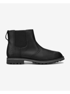 Black Mens Ankle Leather Chelsea Boots Timberland