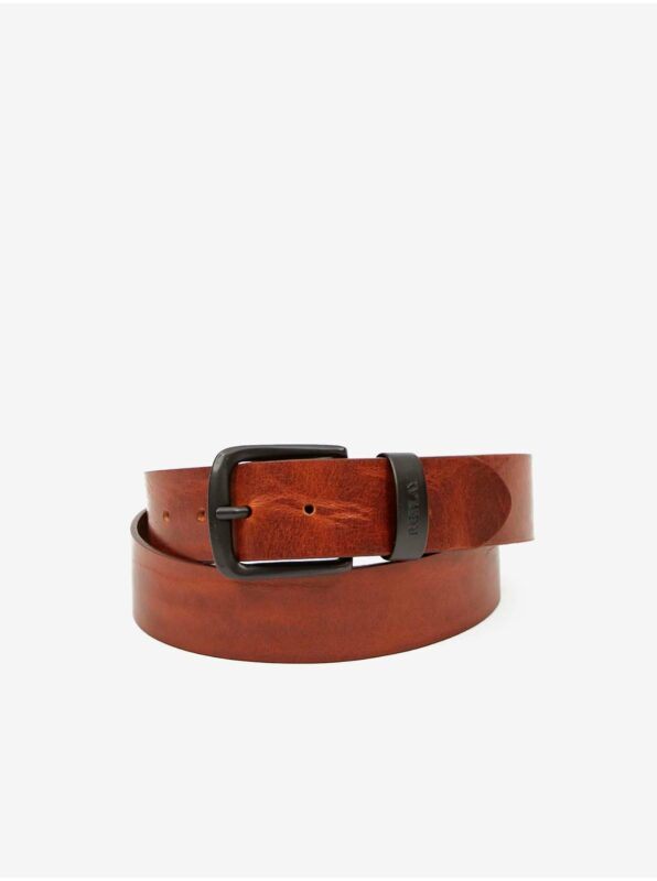 Brown Men's Leather Belt Replay