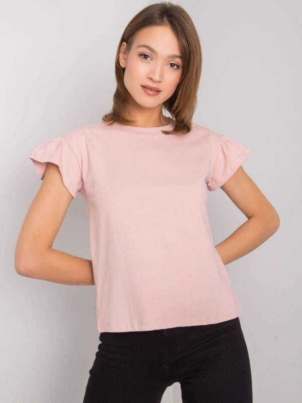 Dusty pink cotton blouse Ansley