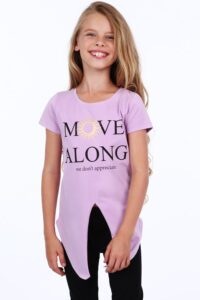 Girl's purple tunic with