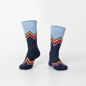 Men's dark blue socks with