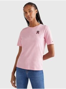 Pink Women's T-Shirt Tommy Hilfiger