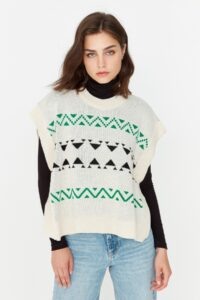 Trendyol Sweater Vest - Ecru