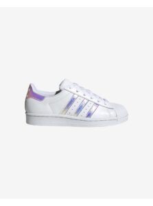 White Girls Leather Sneakers adidas Originals