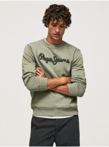 Light Green Mens Sweatshirt Pepe Jeans