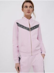 Light Pink Women's Zippered Sweatshirt Liu