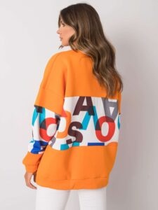 Orange women's hoodie