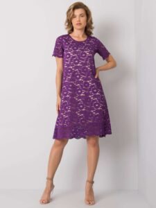 Purple lace dress by