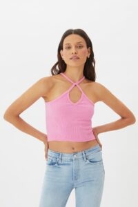 Trendyol Pink Ribbed Knitted