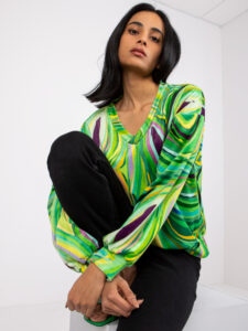 Green blouse by