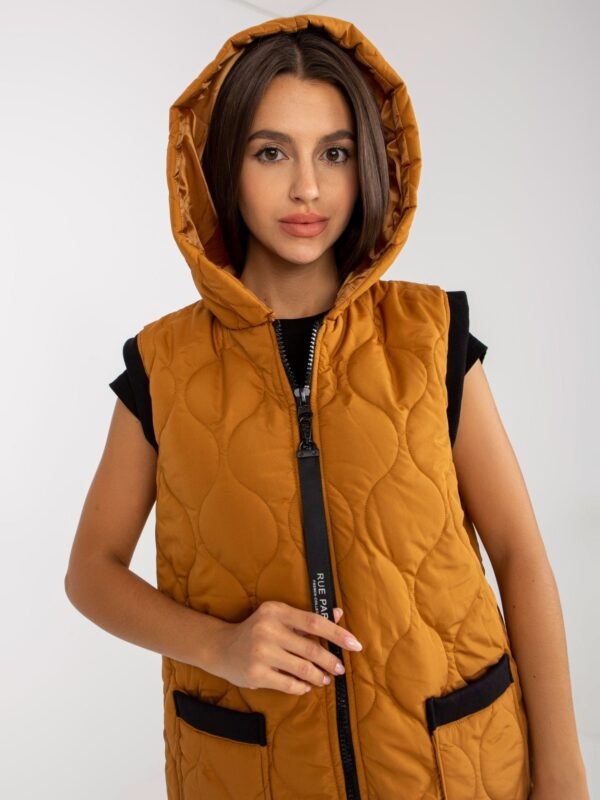 Light brown women's vest with