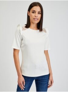 Orsay White Women's T-shirt with