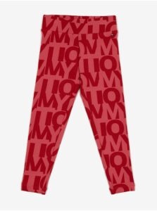 Red Girly Patterned Leggings Tommy
